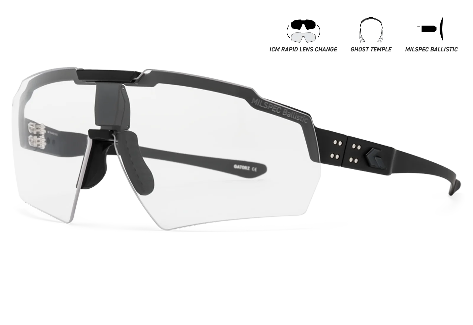 Amazon.com : Gatorz Eyewear Blastshield B2 MILSPEC Ballistic